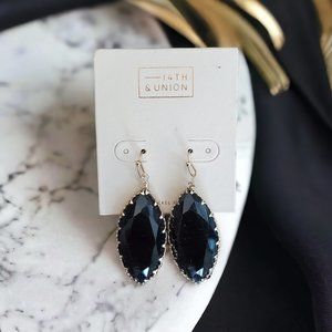 14th & Union Faceted Teardrop Earrings